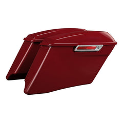 HR3 Billiard Red CVO Stretched Saddlebags For 14-23 Harley Touring