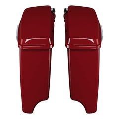 HR3 Billiard Red CVO Stretched Saddlebags For 14-23 Harley Touring