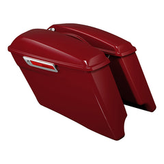 HR3 Billiard Red CVO Stretched Saddlebags For 14-23 Harley Touring