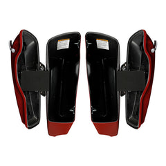 HR3 Wicked Red CVO Stretched Saddlebags For 14-23 Harley Touring