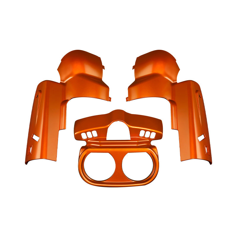 HR3 Scorched Orange / Black Denim Instrument Housing 2019 ROAD GLIDE SPECIAL（FLTRXS ）