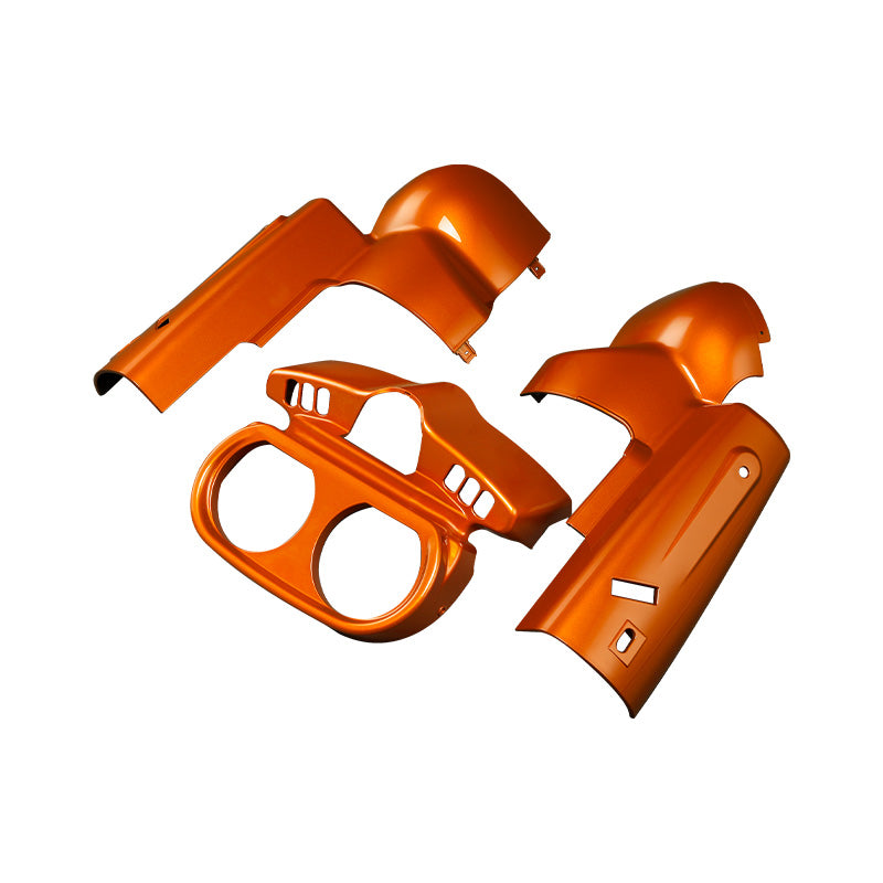 HR3 Scorched Orange / Black Denim Instrument Housing 2019 ROAD GLIDE SPECIAL（FLTRXS ）