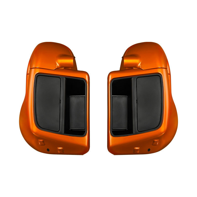 HR3 Scorched Orange / Black Denim Vented Lower Fairing Kit For Harley Touring models 2014-2024
