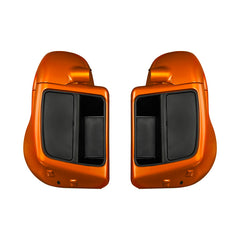 HR3 Scorched Orange / Black Denim Vented Lower Fairing Kit For Harley Touring models 2014-2024