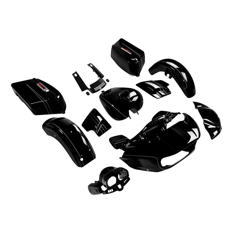 HR3 Vivid Black 2015S Complete Body Fairing Kit For Harley Road Glide Special FLTRXS 15-23