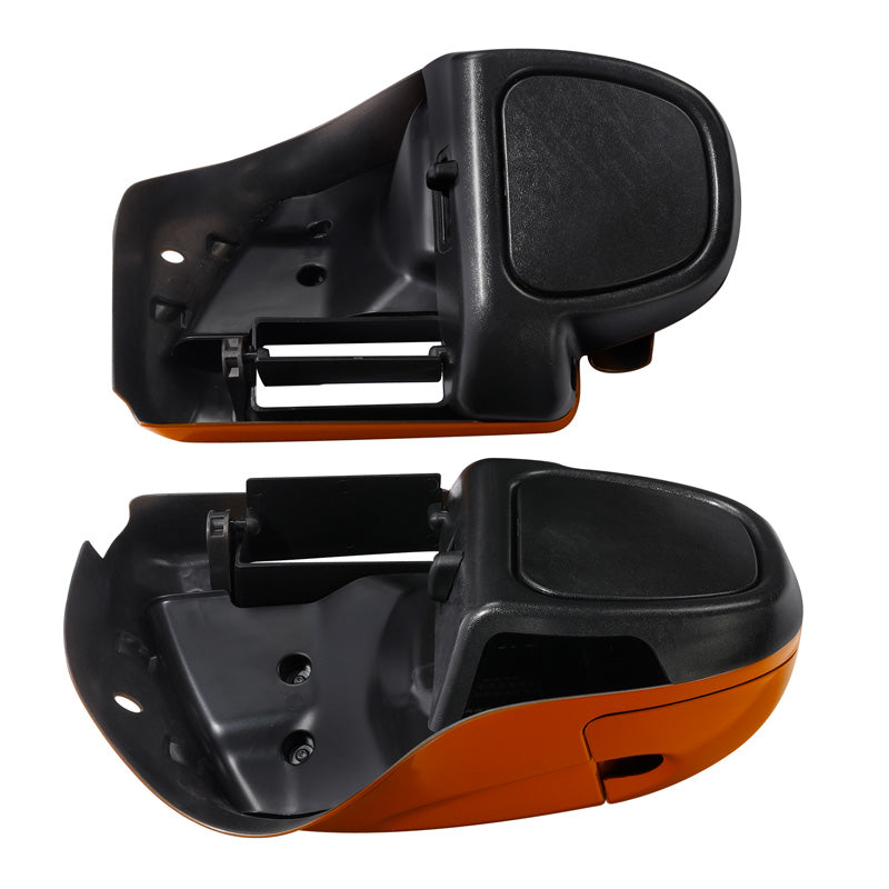 HR3 Scorched Orange / Black Denim Vented Lower Fairing Kit For Harley Touring Models 2014-2023 (Fits water cooled models)