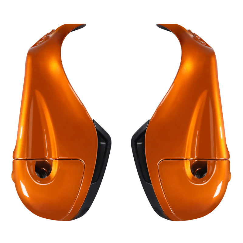 HR3 Scorched Orange / Black Denim Vented Lower Fairing Kit For Harley Touring Models 2014-2023 (Fits water cooled models)