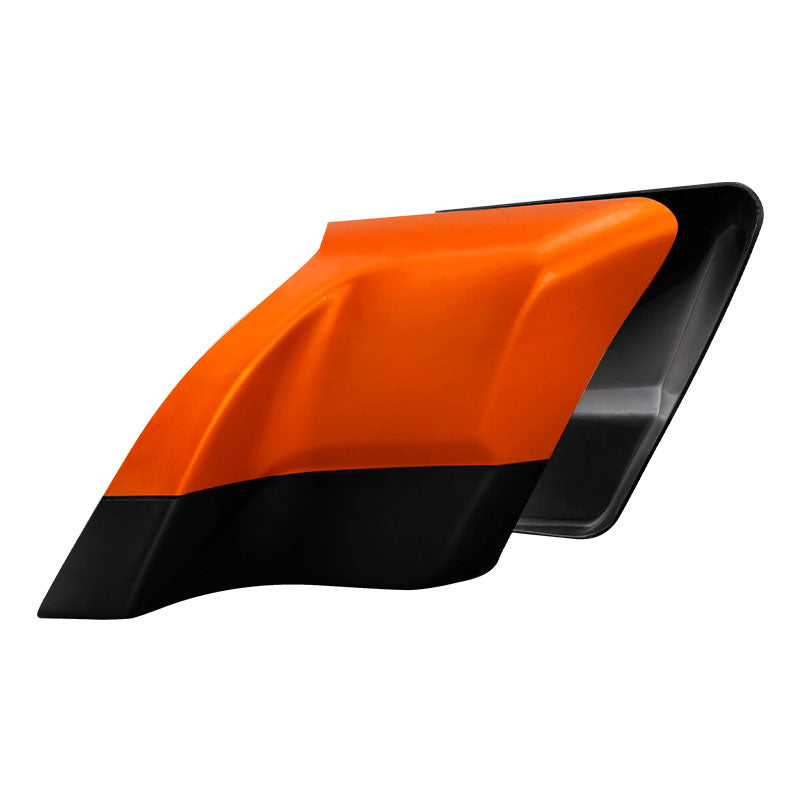 HR3 Scorched Orange / Black Denim CVO Stretched Side Covers 2019 STREET GLIDE SPECIAL( FLHXS ）