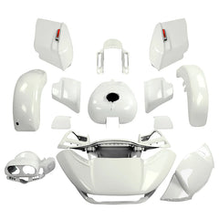 HR3 Bonneville Salt Pearl Complete Body Fairing Kit For Harley Road Glide Special FLTRXS 15-23