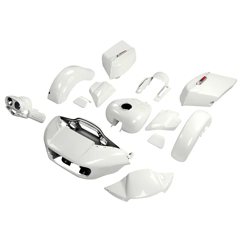 HR3 Bonneville Salt Pearl Complete Body Fairing Kit For Harley Road Glide Special FLTRXS 15-23