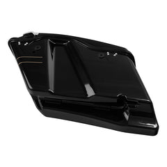HR3 Black Quartz Hard Saddlebags (Regular) For 14-23 Harley Touring