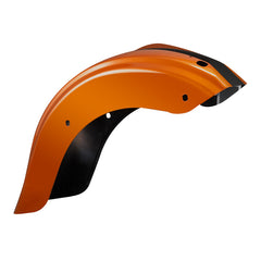 HR3 Scorched Orange / Black Denim Motorcycle Rear Fender Mudguard FLTRK,FLHTK/FLHT 2014-2023