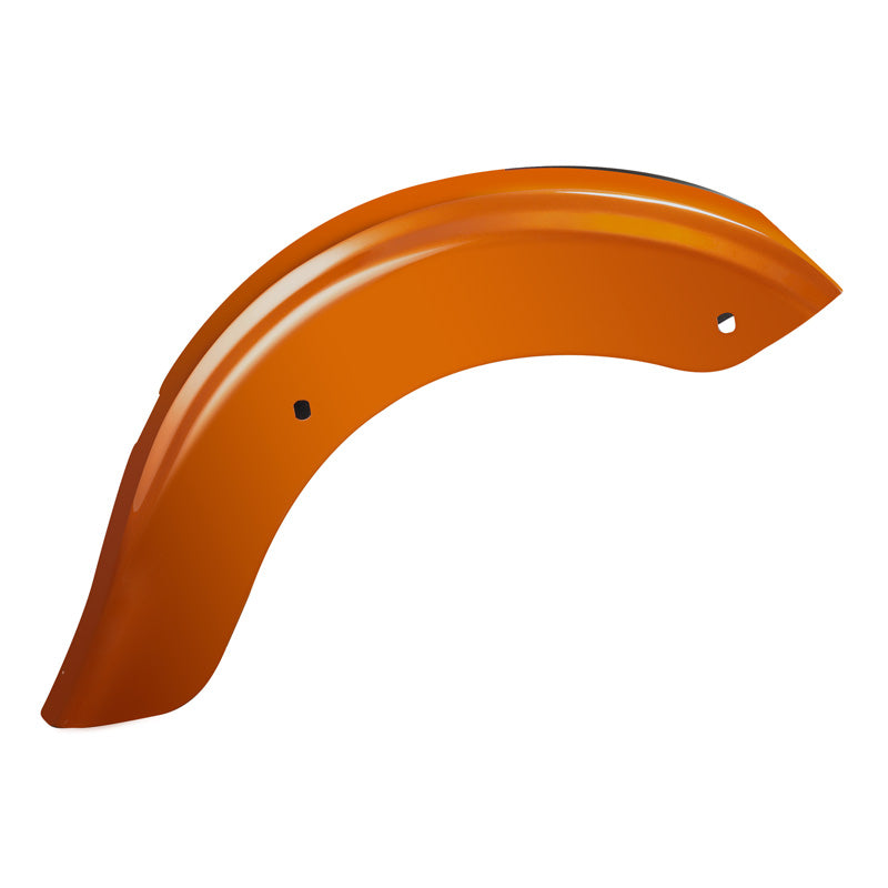 HR3 Scorched Orange / Black Denim Motorcycle Rear Fender Mudguard FLTRK,FLHTK/FLHT 2014-2023