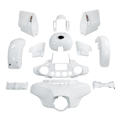 HR3 Stone Washed White Pearl Street Glide Special Fairing Kit