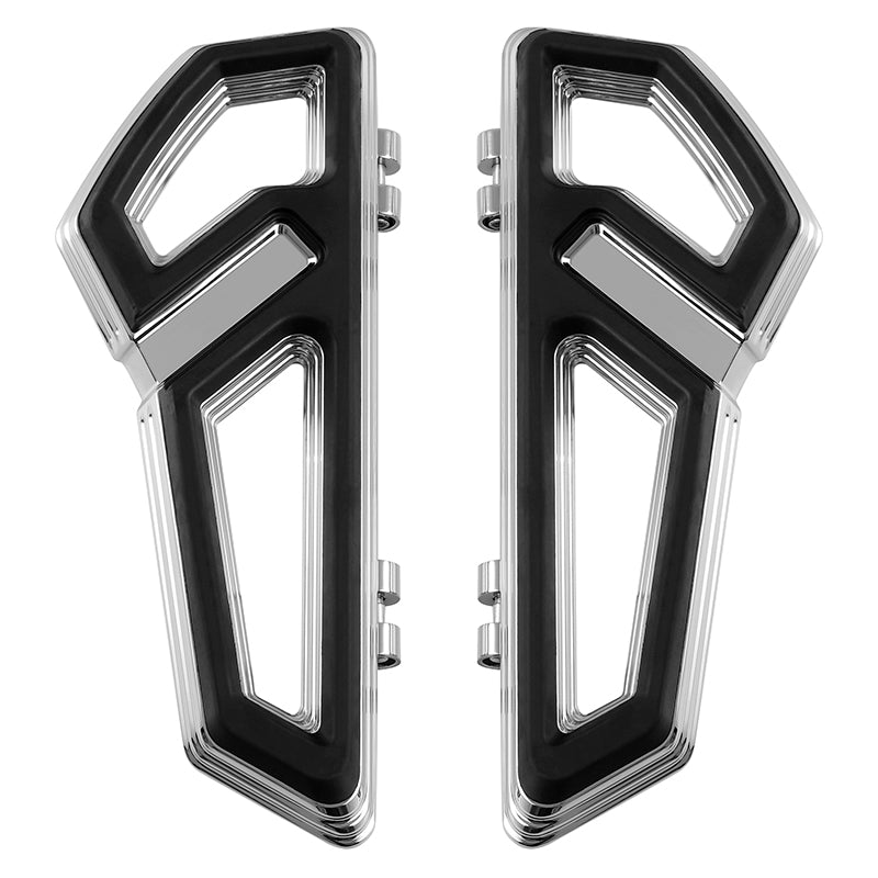 CUSTOM CHROME Empire Front Rider Driver Footboard FloorBoard Fit For Harley Touring Softail