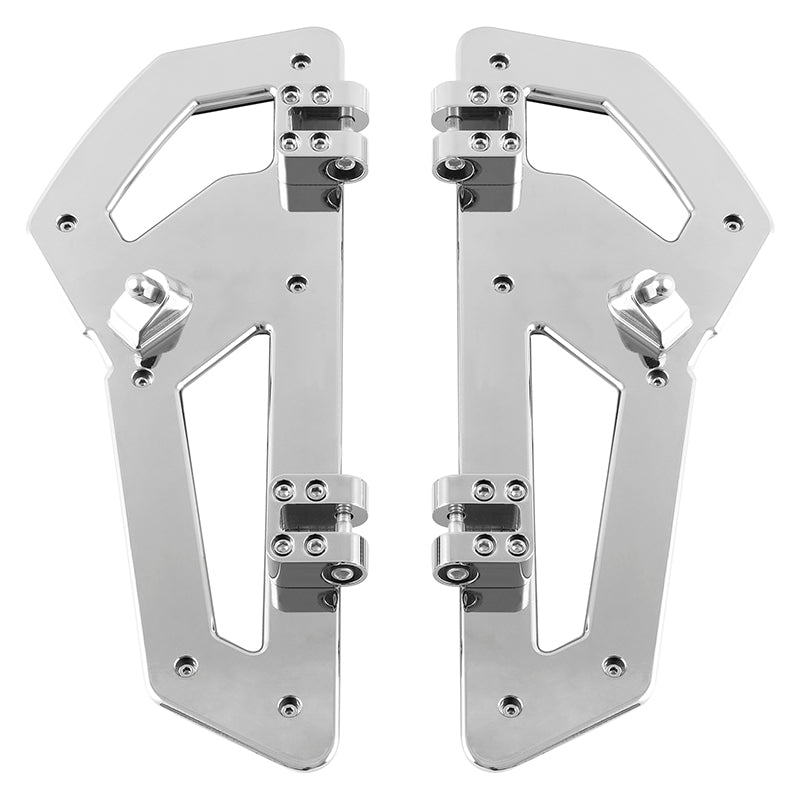CUSTOM CHROME Empire Front Rider Driver Footboard FloorBoard Fit For Harley Touring Softail