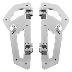 CUSTOM CHROME Empire Front Rider Driver Footboard FloorBoard Fit For Harley Touring Softail