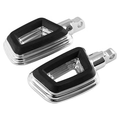 CUSTOM CHROME Male Mount Style Foot Pegs Footrest Fit For Harley Touring Softail Sportster