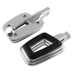 CUSTOM CHROME Male Mount Style Foot Pegs Footrest Fit For Harley Touring Softail Sportster