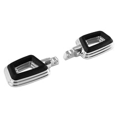 CUSTOM CHROME Male Mount Style Foot Pegs Footrest Fit For Harley Touring Softail Sportster