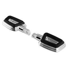 CUSTOM CHROME Male Mount Style Foot Pegs Footrest Fit For Harley Touring Softail Sportster
