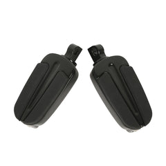 Santee Highway Male Mount T Series Rubber Footpegs Footrest Gloss Black Chrome Fit For Harley All Models