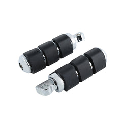 Santee Passenger Highway Footpeg Footrest Gloss Black Chrome Fit For Harley Touring Sportster Dyna