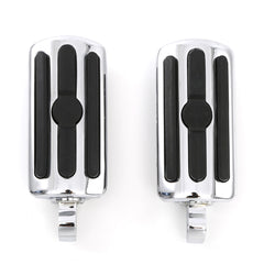 Santee Highway Rider Male Mount Footpeg Footrest Gloss Black Chrome Fit For Harley Touring All Model