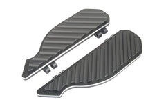 Tour Ease Chrome Black Rider Floorboards Footboard Fit For Harley Touring 86+Softail 86-17