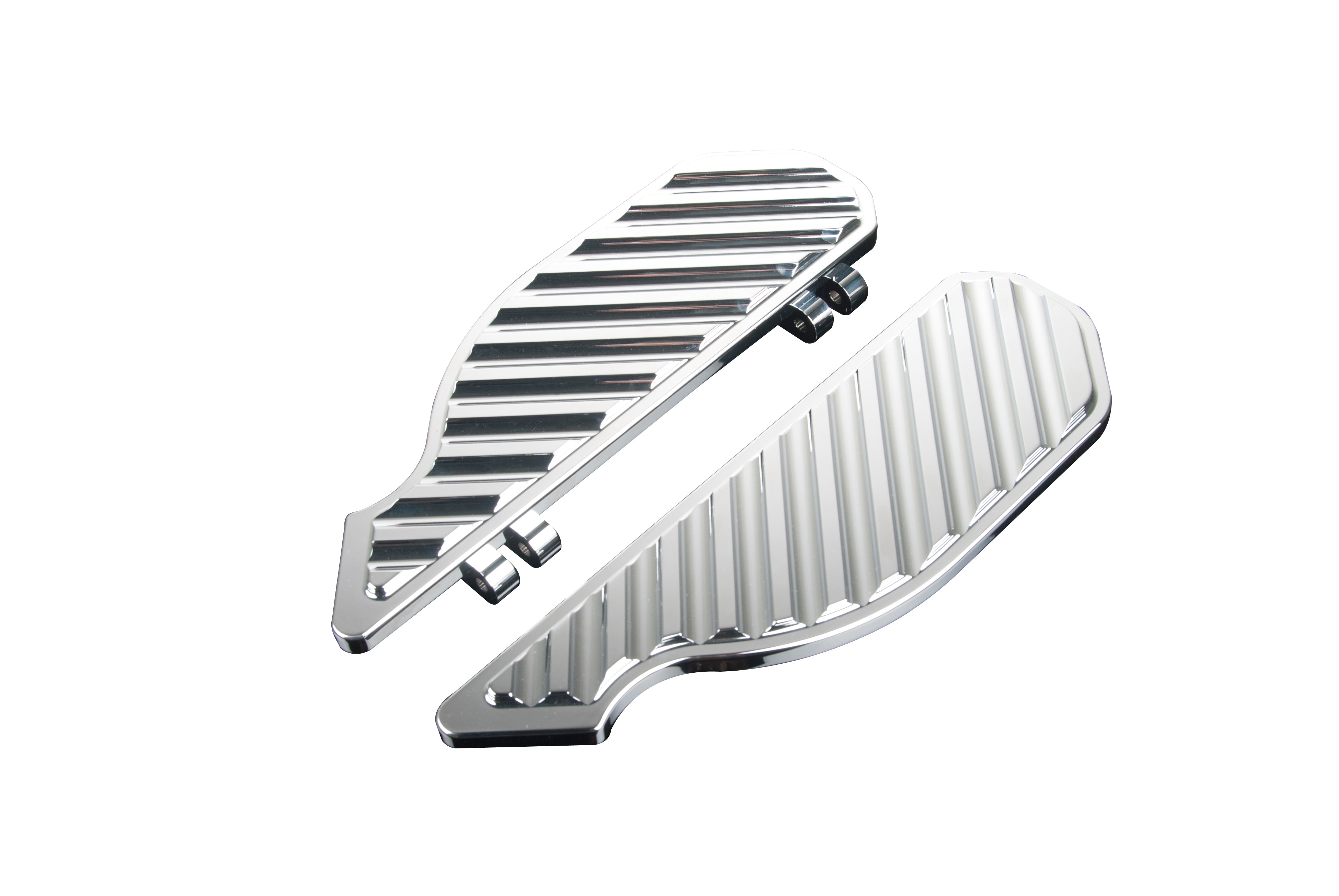 Tour Ease Chrome CNC Rider Floorboards Footboard Fit For Harley Touring 1986+Softail 86-17