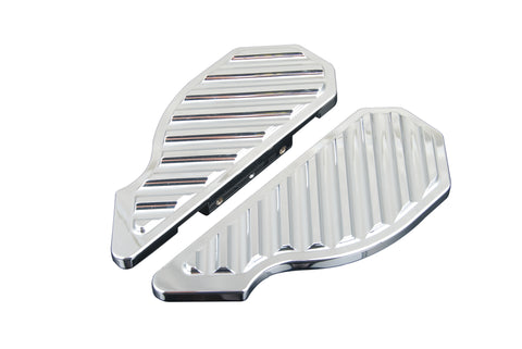 Tour Ease Chrome CNC Passenger Floorboards Footboards Fit For Harley Touring Softail 86-17