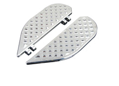 Tour Ease Chrome Anti-Slip Rider Floorboards Footboards Kit Fit For Harley Touring Softail