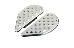 Tour Ease Chrome Anti-Slip Passenger Floorboards Footboards Fit For Harley Touring Softail