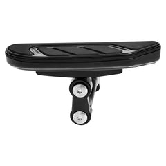 Custom Chrome Passenger Footboards Floorboards w/ Brackets Chrome Gloss Black Fit For Harley Touring 93-up