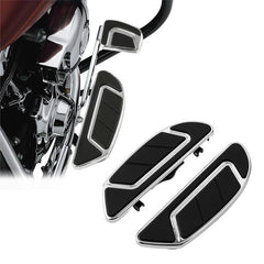 Tour Ease Footboard Floorboard Brake Pedal Shifter Peg Gloss Black Chrome Fit For Harley Touring