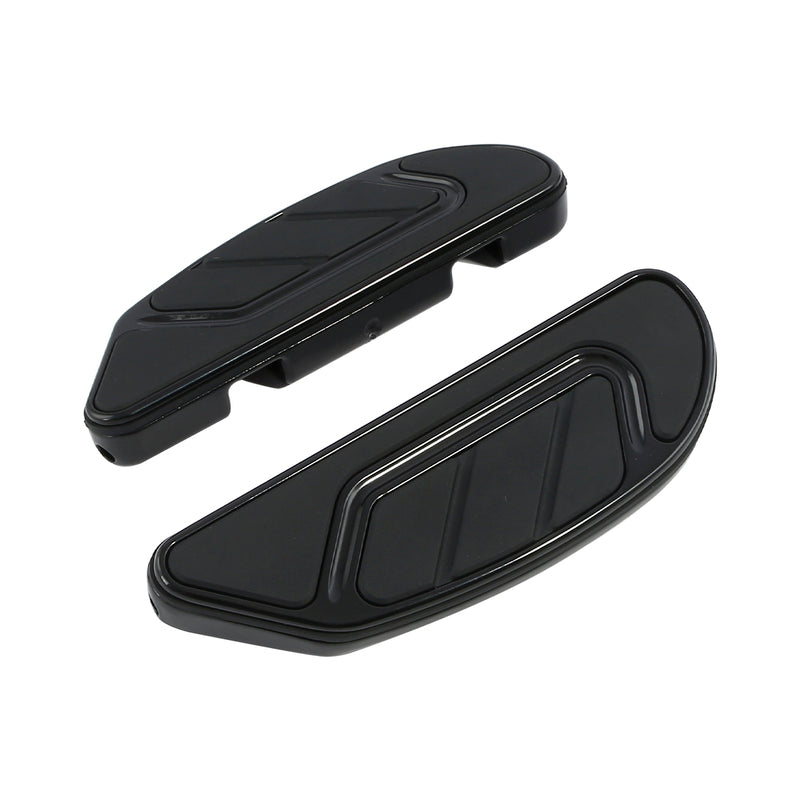 Tour Ease Rear Passenger Footboards Pegs Gloss Black Chrome Fit For Harley Touring Softail Dyna #27