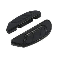 Tour Ease Rear Passenger Footboards Pegs Gloss Black Chrome Fit For Harley Touring Softail Dyna #27