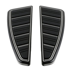 Tour Ease Rider Driver Footboard Kit Chrome Gloss Black Fit For Harley Touring Softail FL FLD #40