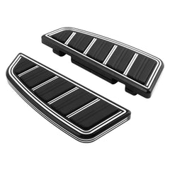 Tour Ease Rear Passenger Footboard Floorboard Chrome Gloss Black Fit For Harley Touring Softail