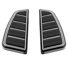 Tour Ease Rear Passenger Footboard Floorboard Chrome Gloss Black Fit For Harley Touring Softail
