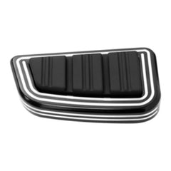 Tour Ease Brake Pedal Pad Gloss Black Chrome Fit For Harley Touring FLD FL Softail Anti-Slip