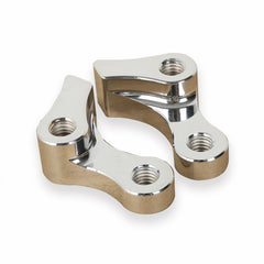 Custom Chrome 1"Drop Rear Shock Lowering Kit Chrome Fit For Harley Dyna 95-05 Lowrider 06-10