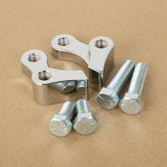 Custom Chrome 1"Drop Rear Shock Lowering Kit Chrome Fit For Harley Dyna 95-05 Lowrider 06-10