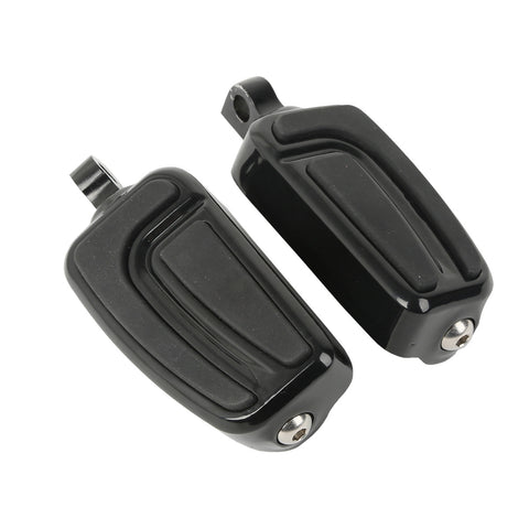 Santee Highway Male Mount Footpeg Footrest Gloss Black Chrome Fit For Harley Touring Sportster