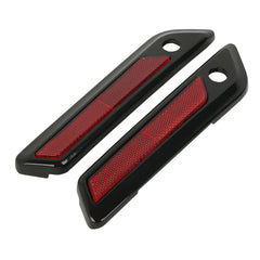 HR3 Aluminum Hard Saddlebags Hinge Latch Covers Fit For Harley Touring 2014-2023