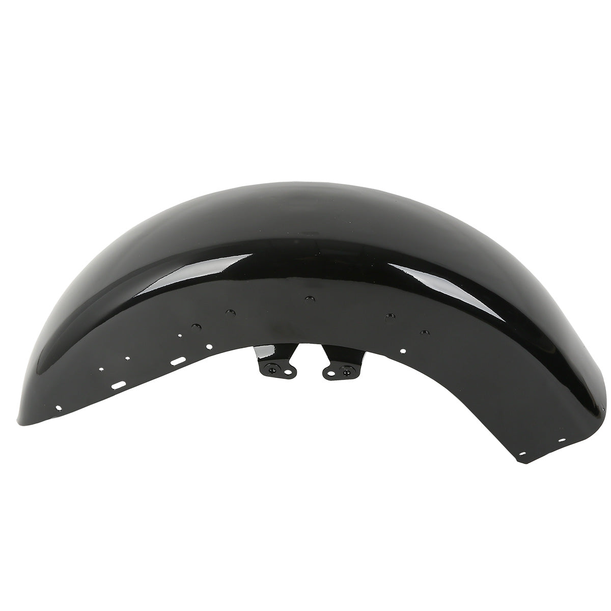 Custom Chrome Gloss Black Front Fender for Harley Electra Tri Glide Ultra Limited Road King '14-'23