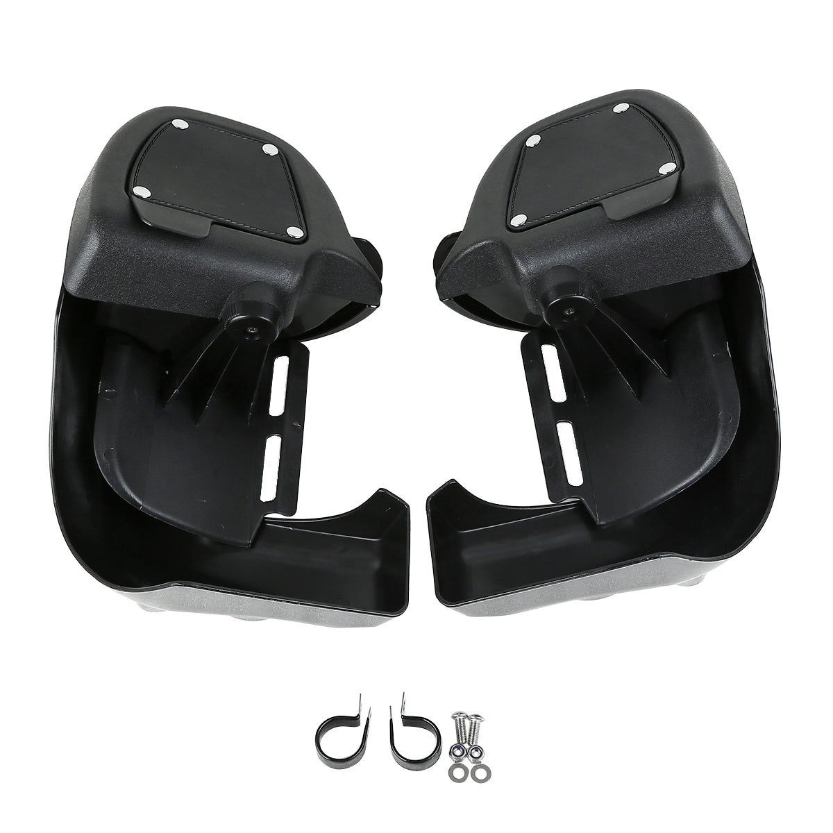 thumbnail image 2 of Gloss Black Fairing Spoiler Covers For Harley Touring Road Glide FLTR 2017 – HDBUBALUS 2 of 4