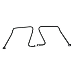 Custom Chrome 1/2"Saddlebag Bracket Support Matte Black Chrome Fit For Harley Dyna Fat Bob Wide Glide Satin Black