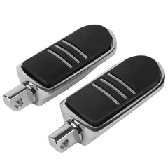 Santee Highway Triple Slot Male Mount Footpegs Footrest Gloss Black Chrome Fit For Harley All Models