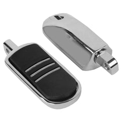 Santee Highway Triple Slot Male Mount Footpegs Footrest Gloss Black Chrome Fit For Harley All Models